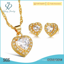 2015 Christmas gift elegant gold plating stud earring set for women